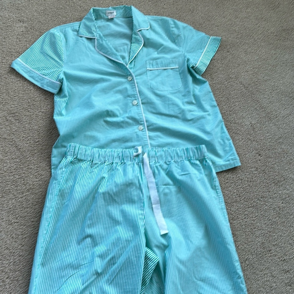 J.Crew cropped pajama set